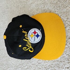 NFL Steelers Black and Yellow Cap